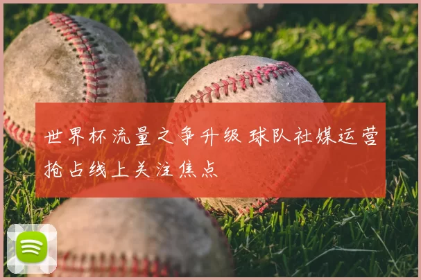 世界杯流量之争升级 球队社媒运营抢占线上关注焦点