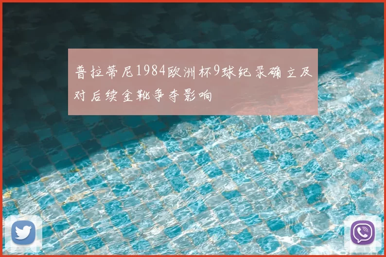 普拉蒂尼1984欧洲杯9球纪录确立及对后续金靴争夺影响